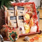 New Year's gift set of natural sweets without sugar with a handmade toy "New Year Box" - image-2